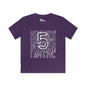 I Am Five Typography Youth Softstyle Tee