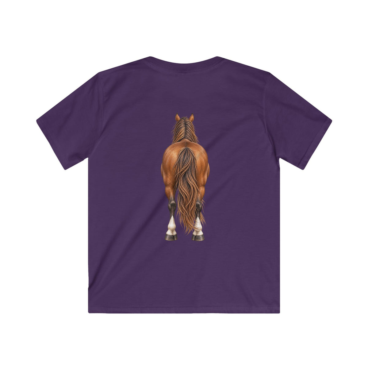 ""Front to Back Horse Lover Youth Softstyle Tee