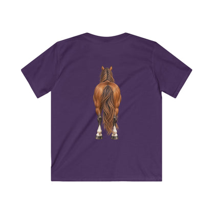 ""Front to Back Horse Lover Youth Softstyle Tee