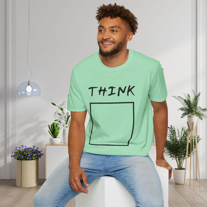 THINK (Outside the Box) Adult T-shirt