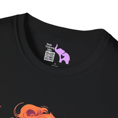 Creepy Ghost 8 Adult T-shirt