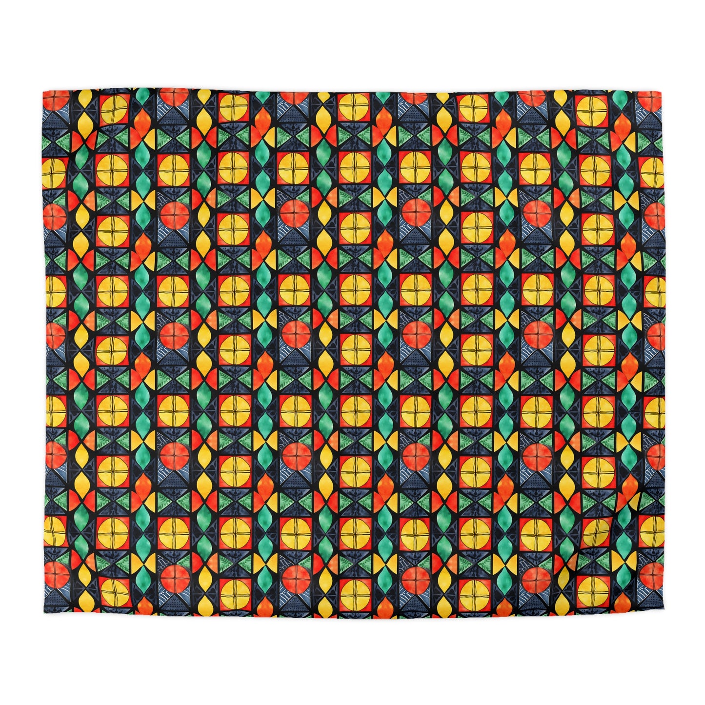 Candlelight Burst Microfiber Duvet Cover