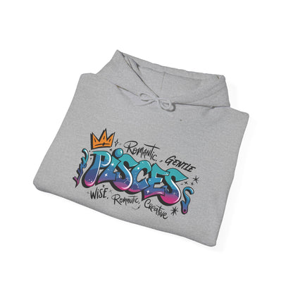 Pisces Street Art Heavy Blend™ Hooded Sweatshirt