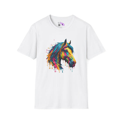 Colorful Horse Adult T-shirt