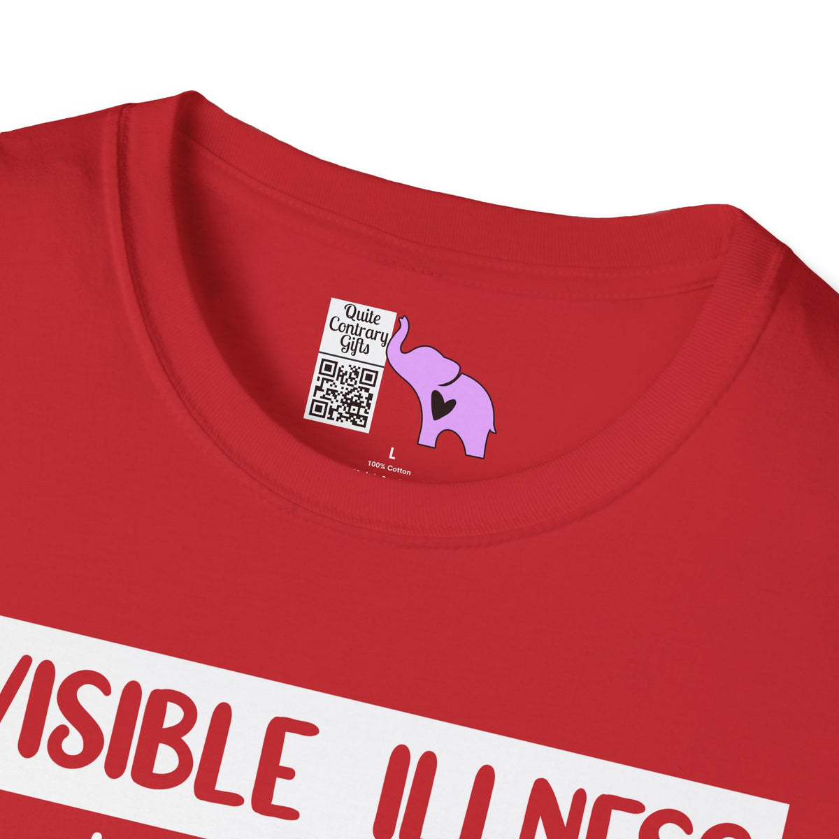 Invisible Illness: Just Because You Can't See It Doesn't Mean It's Not Real Adult T-shirt