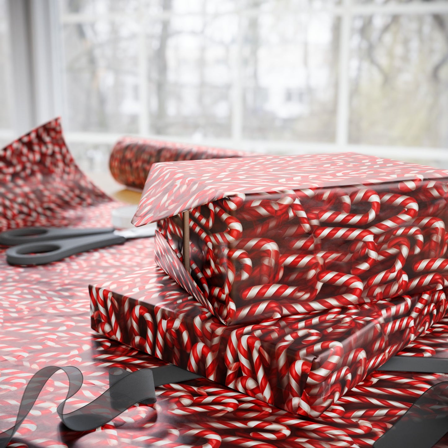 Candy Cane Craze Wrapping Paper