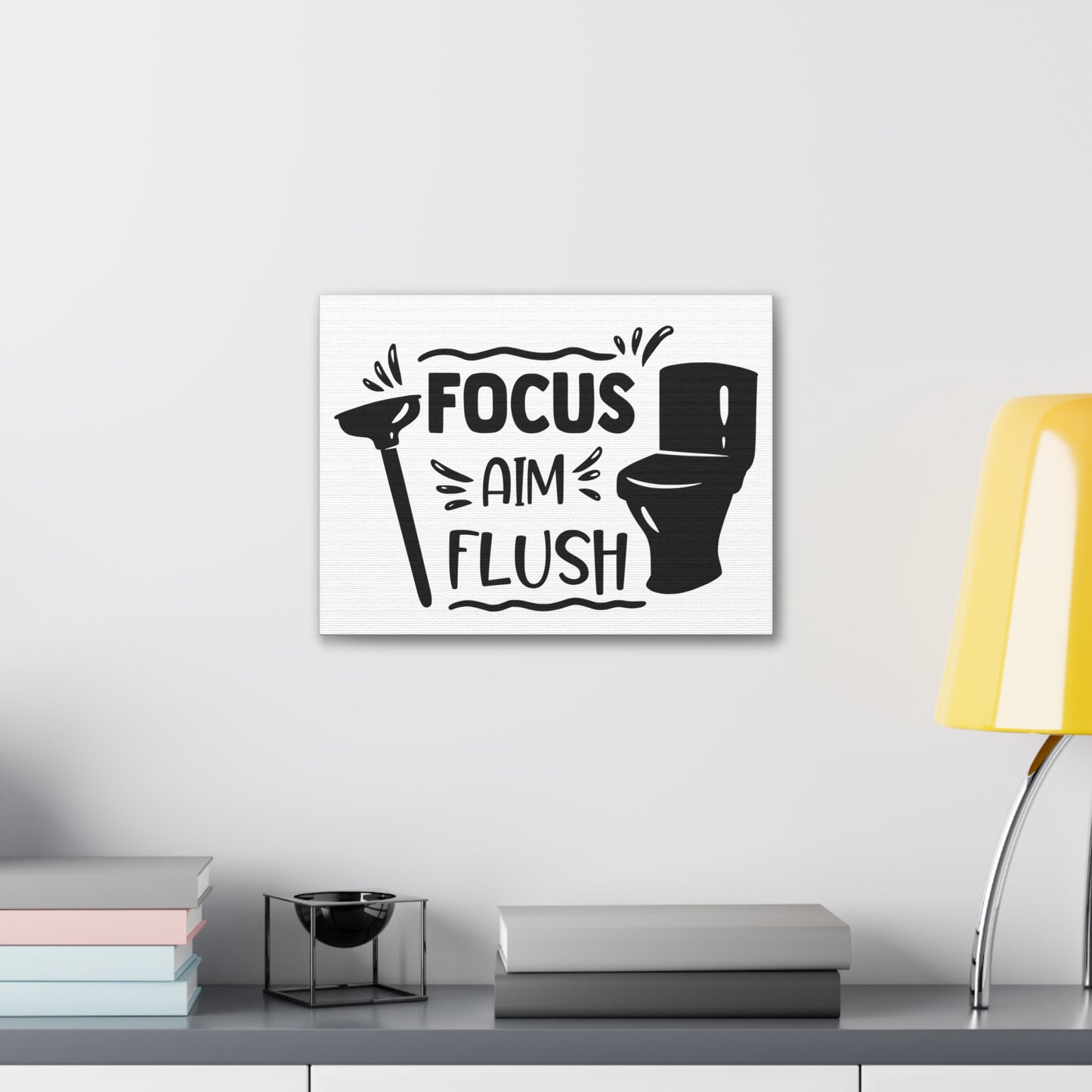 Focus Aim Flush Canvas Horizontal Wraps w/o Frame