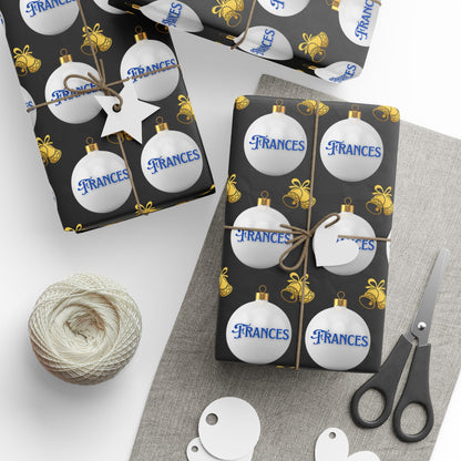 Winter Glam Custom Wrapping Paper (Frances)