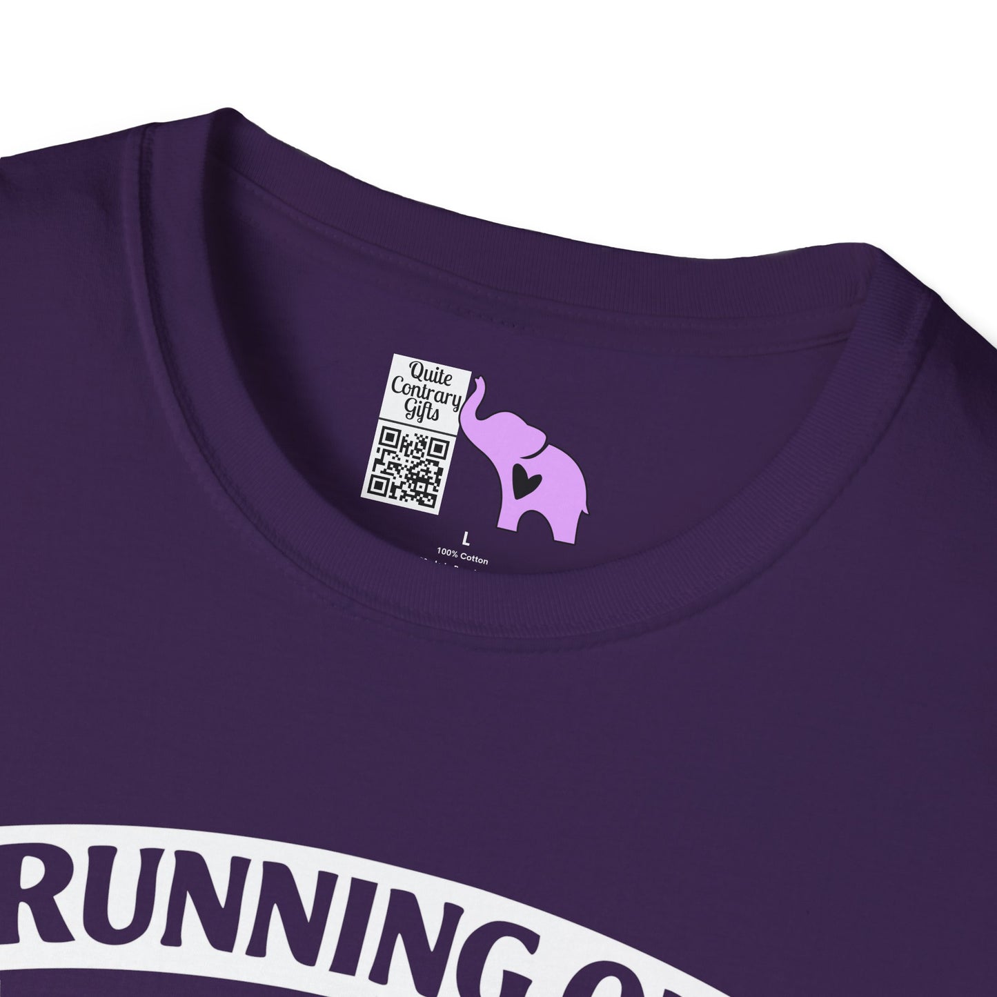 Running On Caffeine & Sarcasm Adult T-shirt