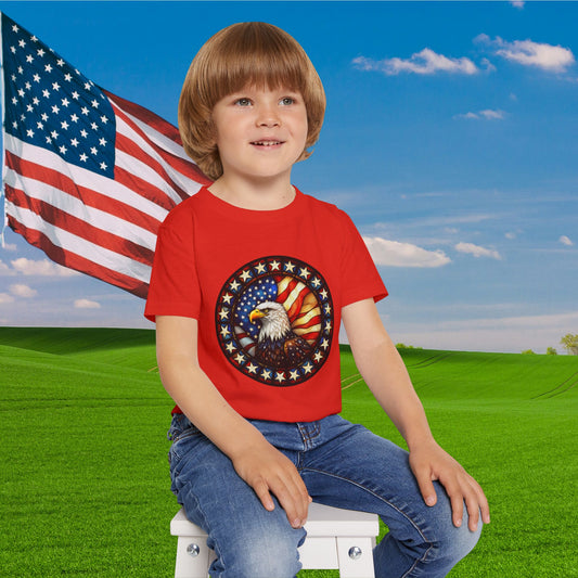 Stained Glass Eagle Heavy Cotton™ Toddler T-shirt