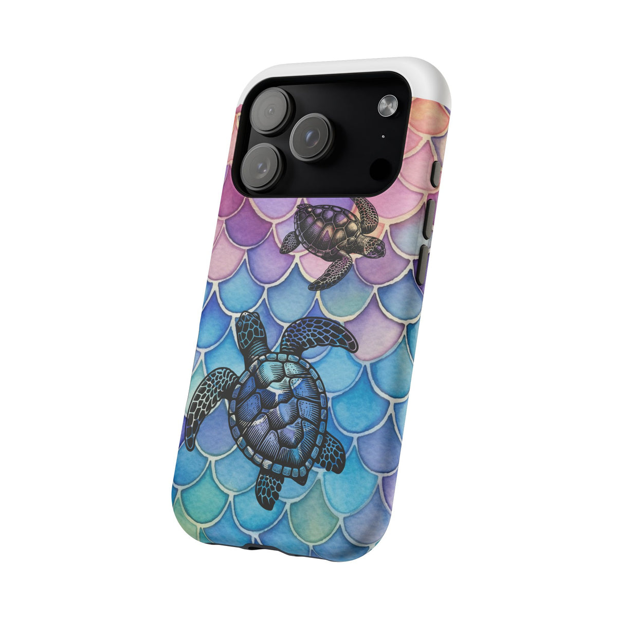 Sea Turtle Silhouette MagSafe® Compatible Tough Case for iPhone