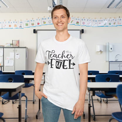 Teacher Fuel Adult T-shirt