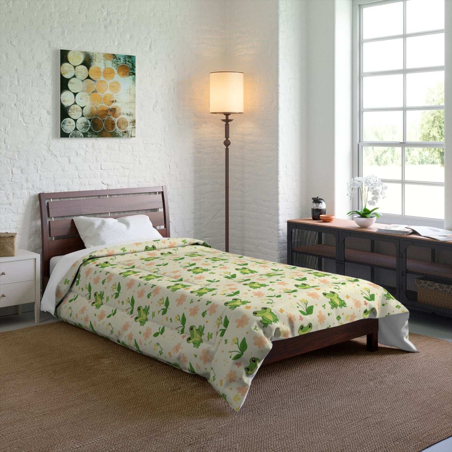 Froggy Meadow Comforter