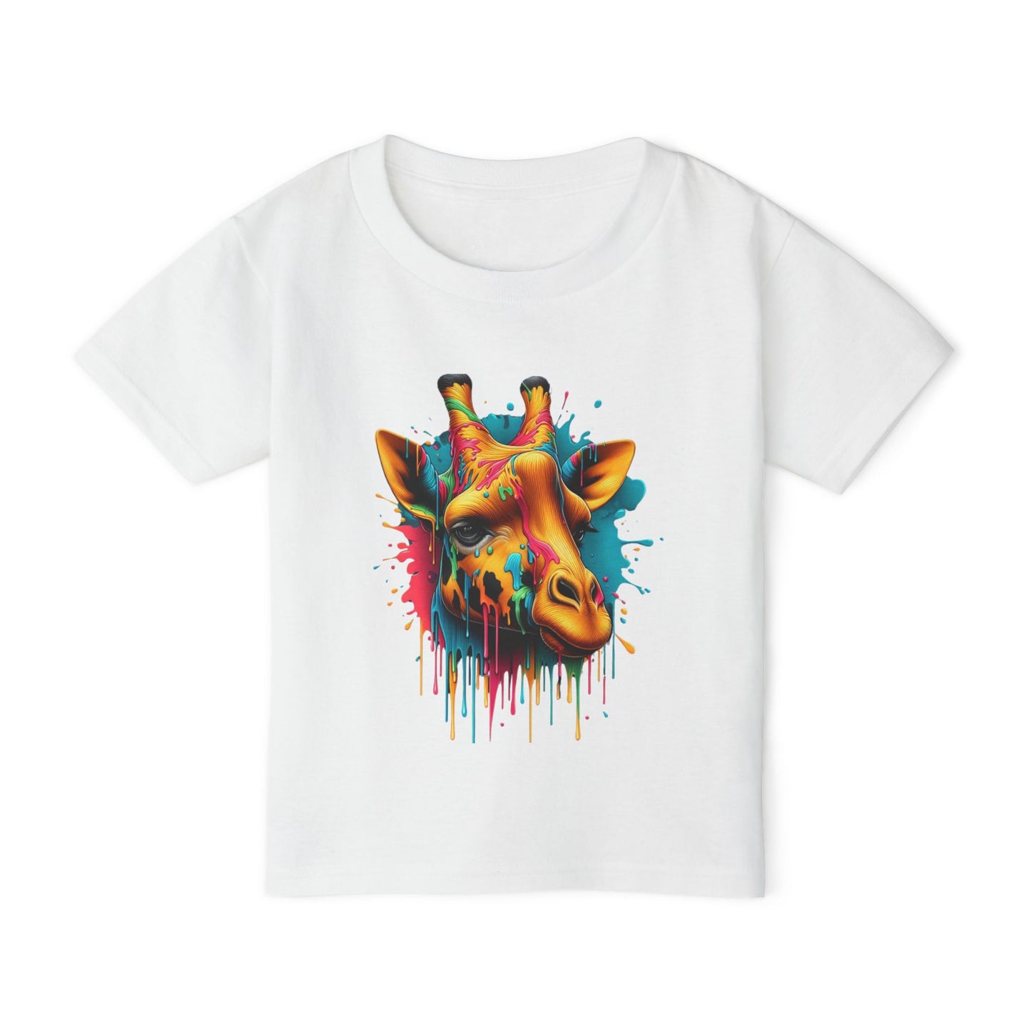 Colorful Giraffe Heavy Cotton™ Toddler T-shirt