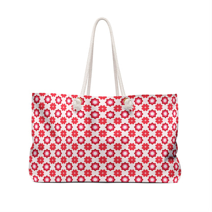 Scarlet Star Garden Weekender Bag