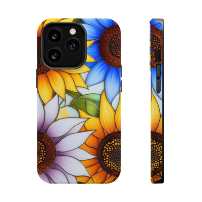 Colorful Sunflowers MagSafe® Compatible Tough Case for iPhone