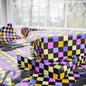 Joyful Checkerboard Gift Wrap