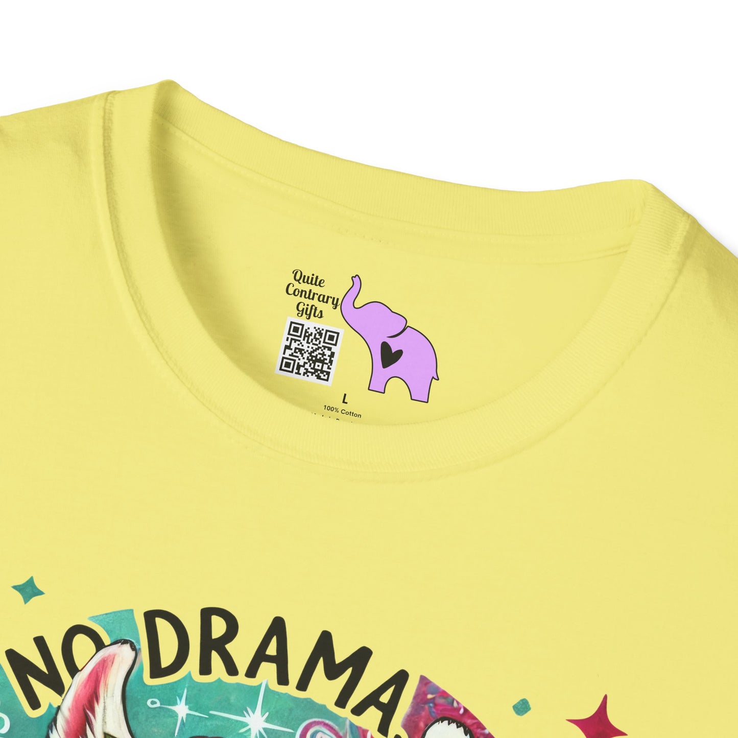 No Drama Just Llama Adult T-shirt