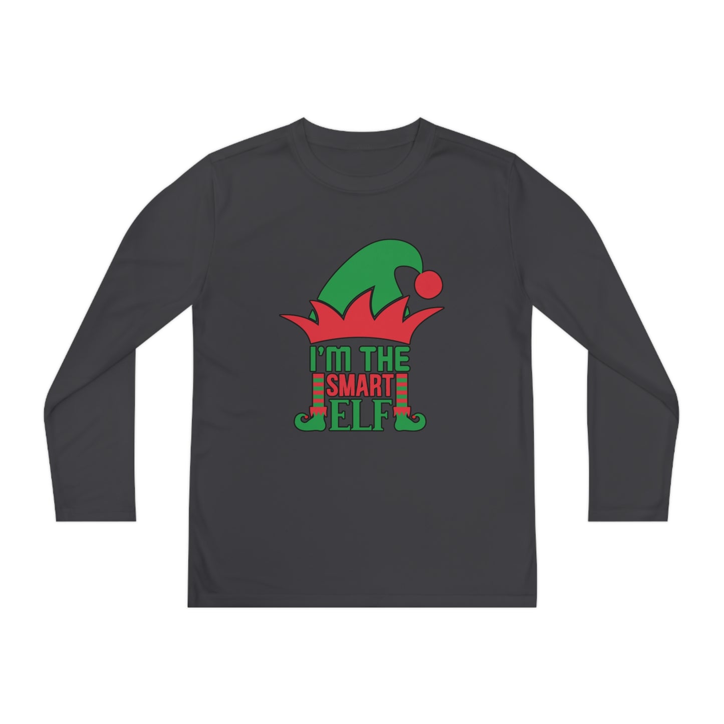 I'm The Smart Elf Youth Long Sleeve Tee