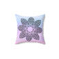 Serene Bloom Throw Pillow