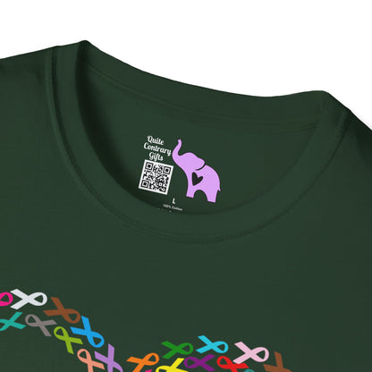 Fight Cancer in All Colors 13 Adult T-shirt