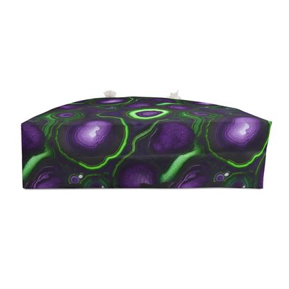 Amethyst & Lime Fracture Weekender Bag