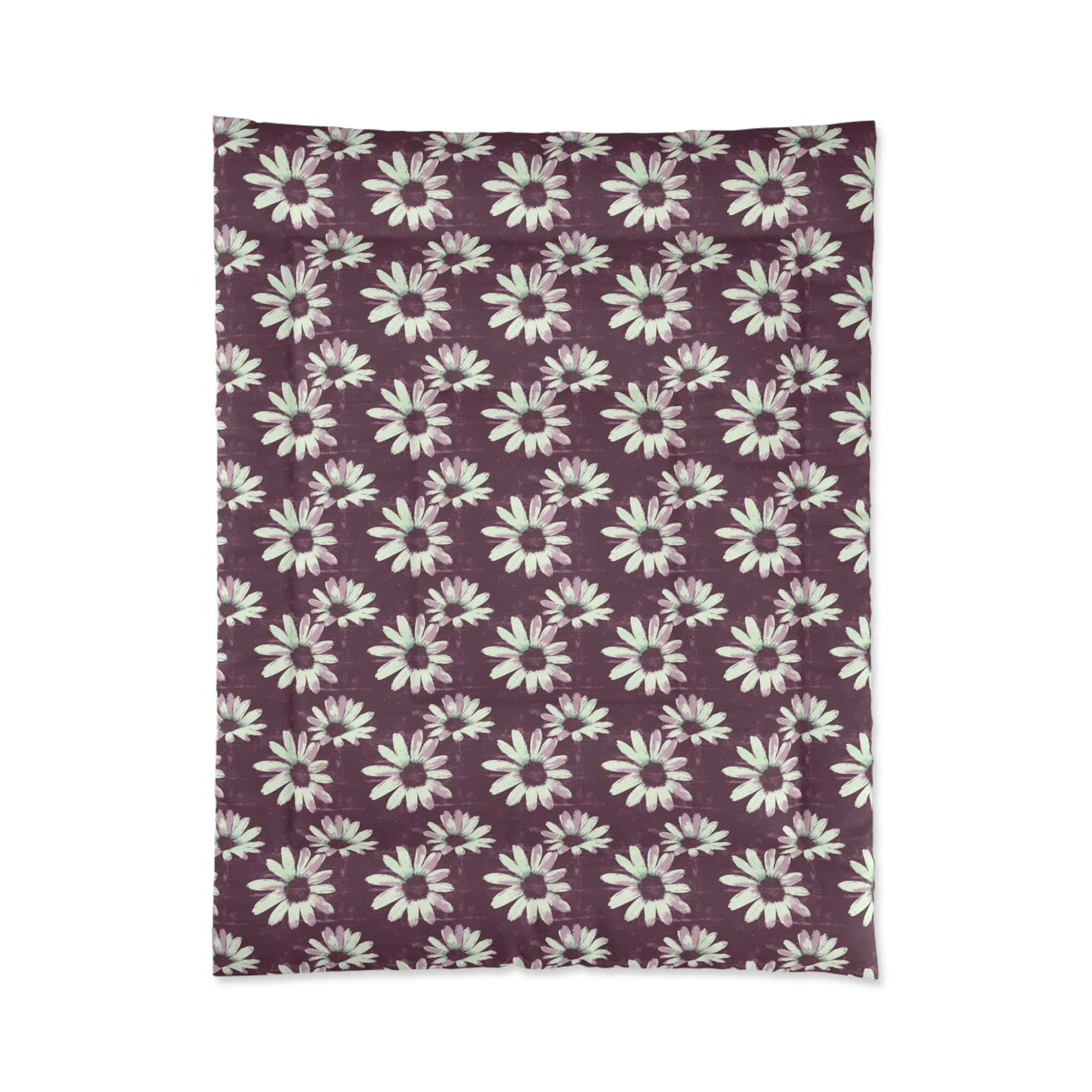 Purple Tide Petals Comforter