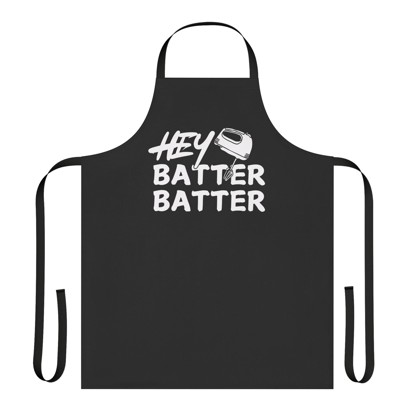 Hey Batter Batter (Black) Apron