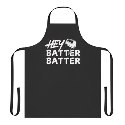 Hey Batter Batter (Black) Apron