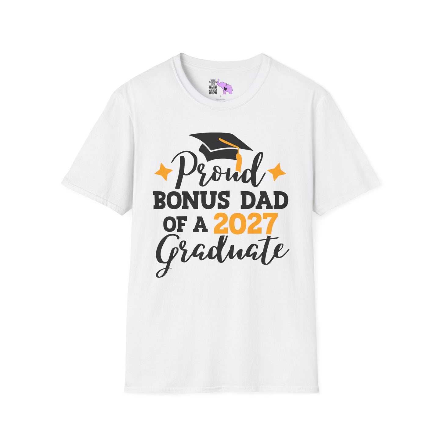 Proud Bonus Dad of a 2027 Graduate Adult T-shirt