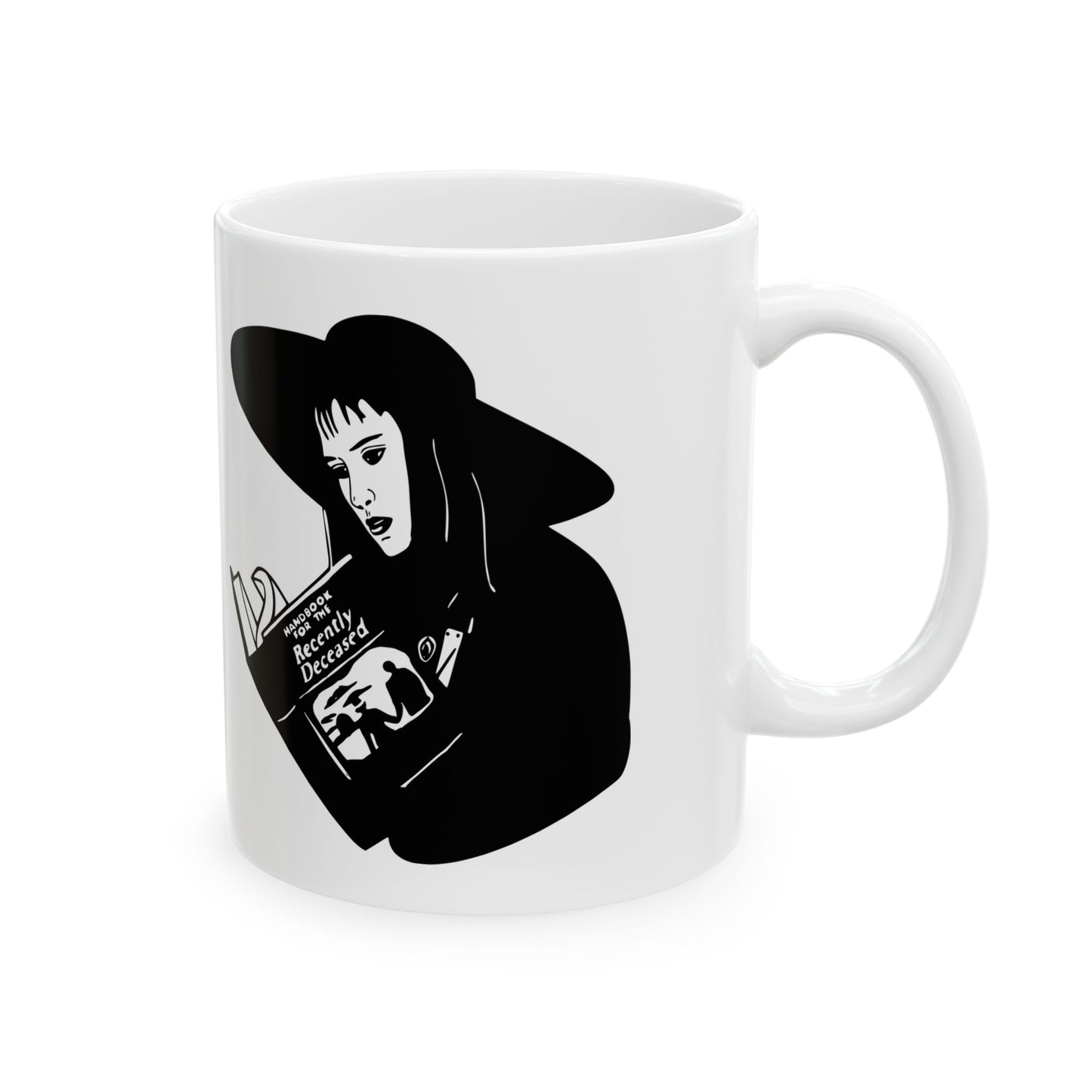 Beetlejuice Lydia Never Trust the Living Ceramic Mug, (11oz, 15oz)