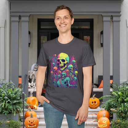 Skeleton Gathering Adult T-shirt