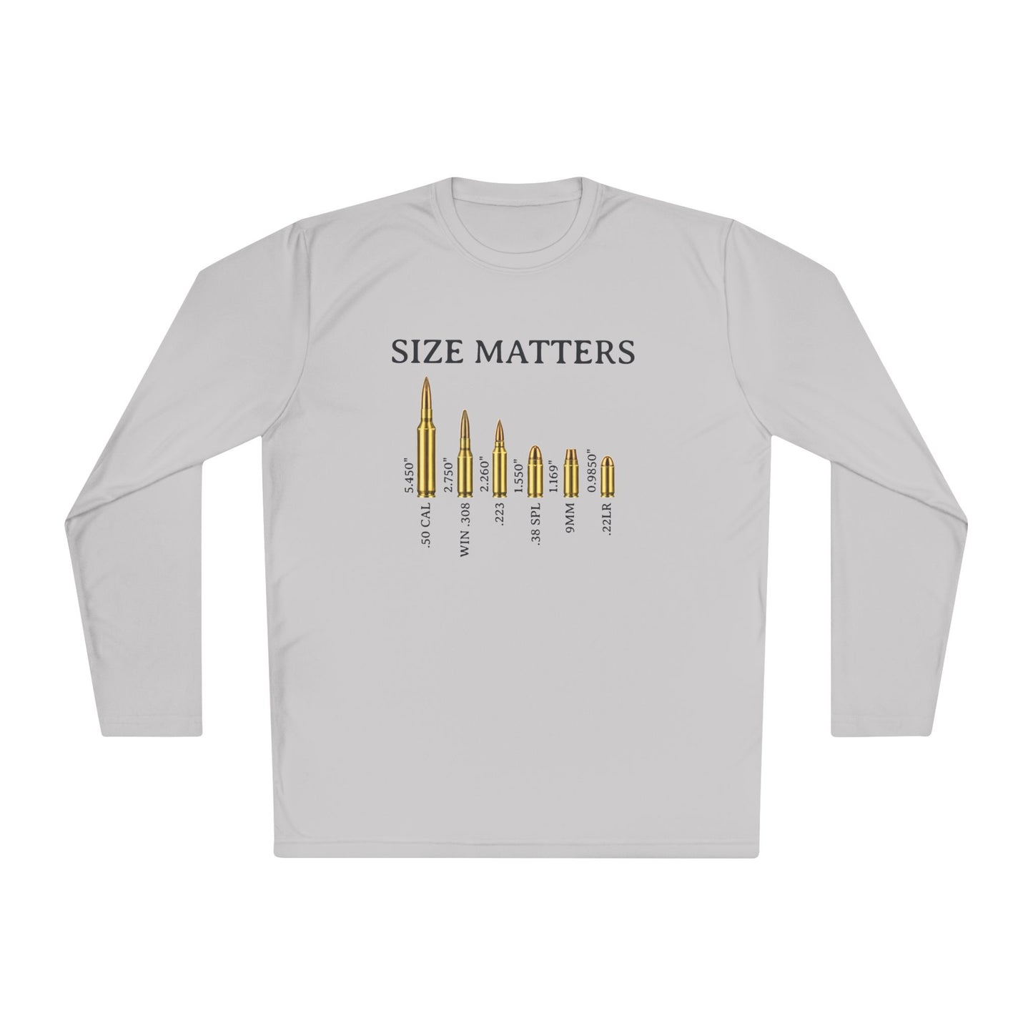 Size Matters (Ammo) Adult Long Sleeve Tee