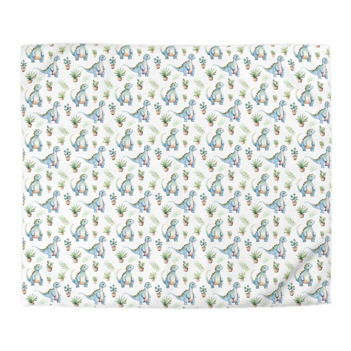 Adorable Dinosaurs Microfiber Duvet Cover