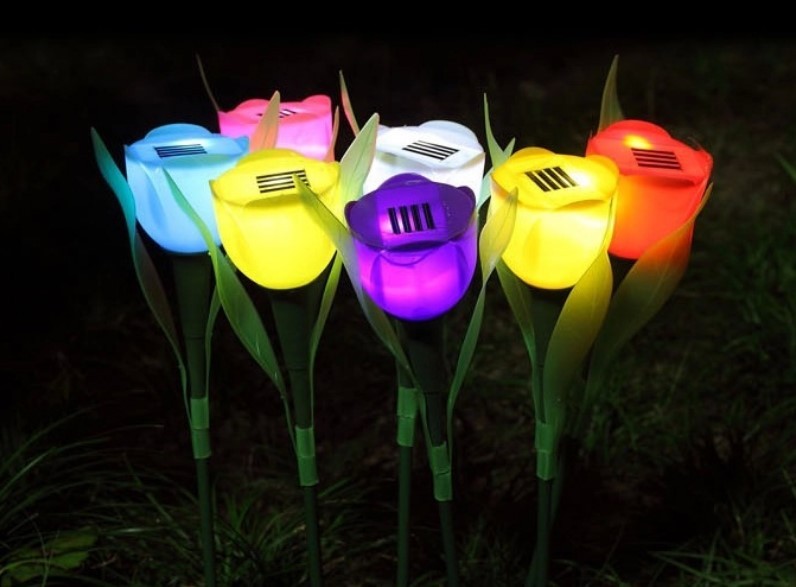 Tulip Solar Garden Lights