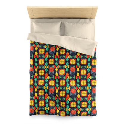 Candlelight Burst Microfiber Duvet Cover