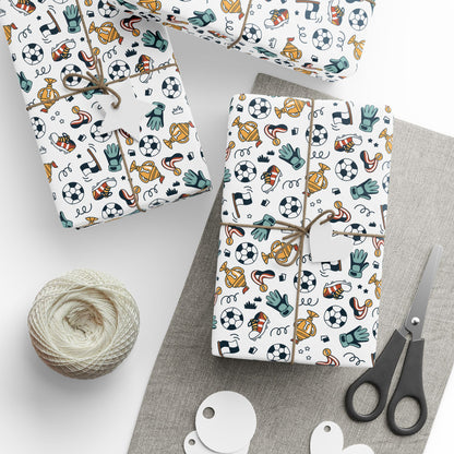 Little Soccer Legends Wrapping Paper
