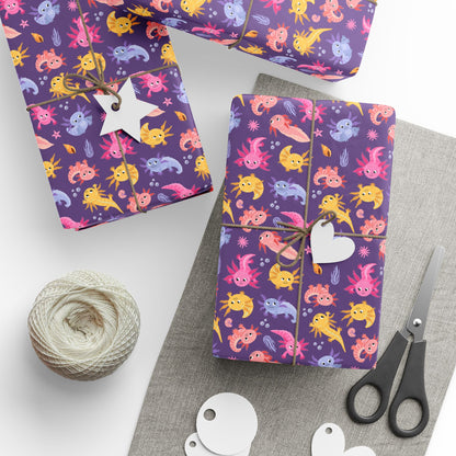 Axolotl Adventures Wrapping Paper