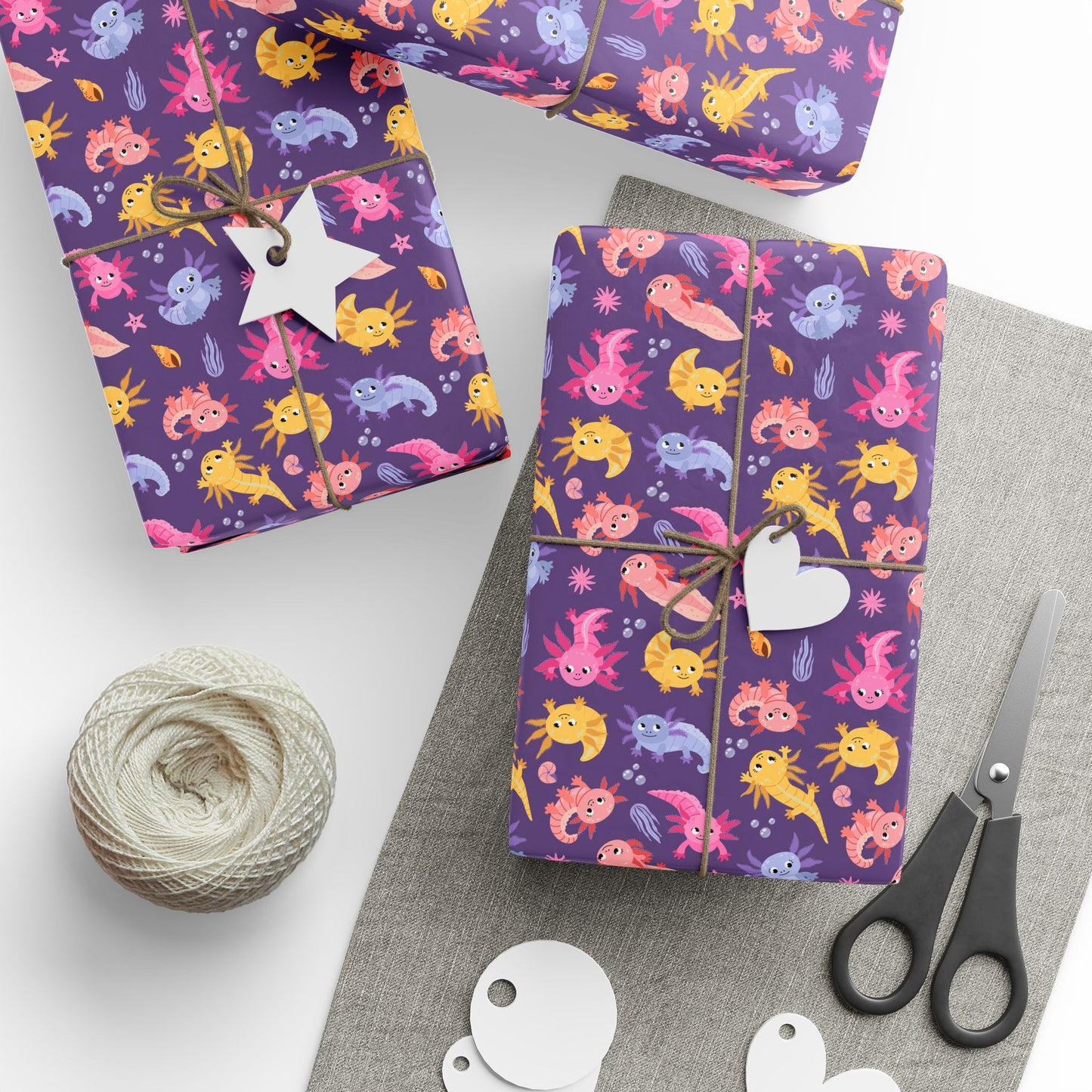 Axolotl Adventures Wrapping Paper