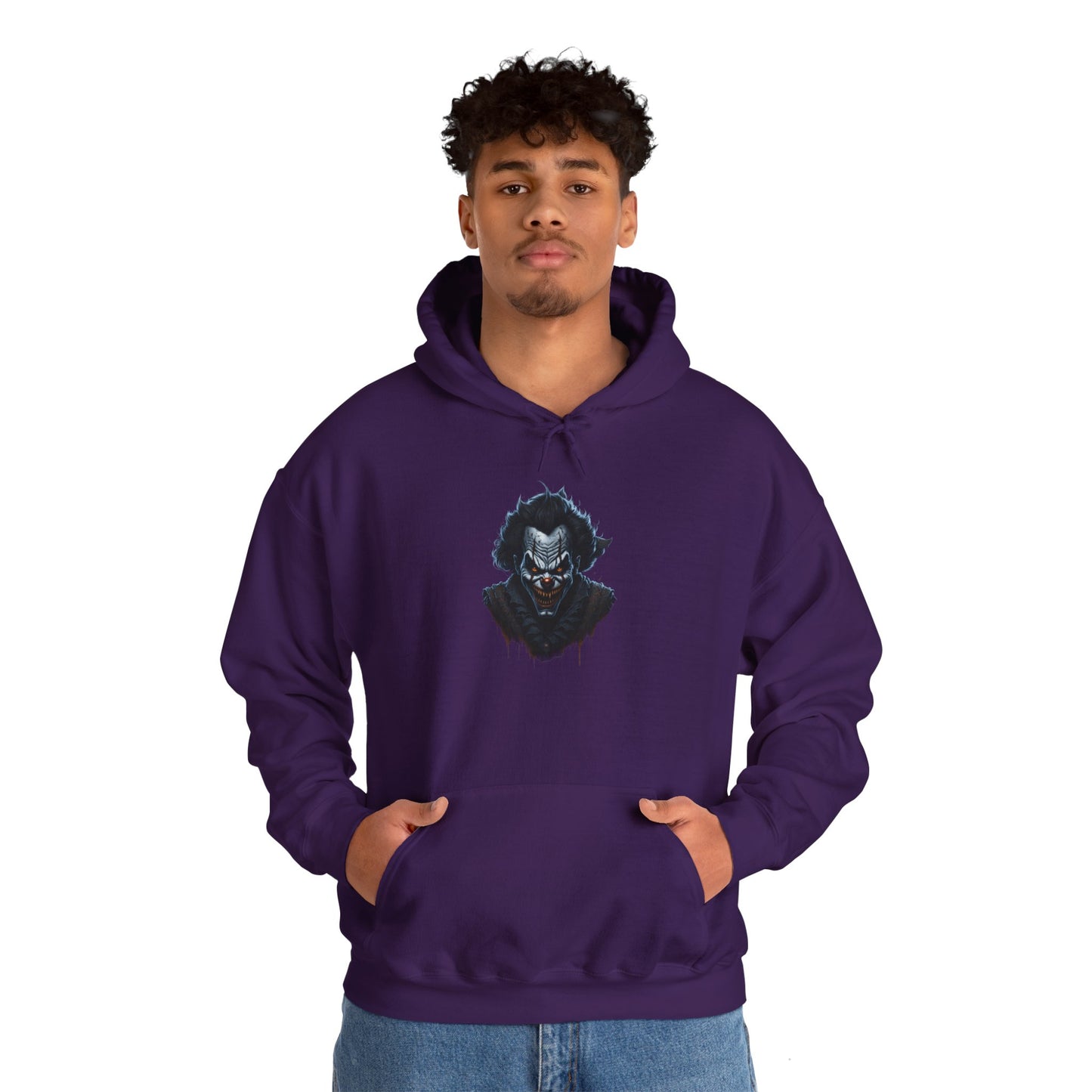 Creepy Clown Heavy Blend™ Hooded Sweatshirt