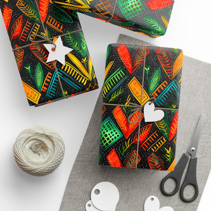 Kujichagulia Waves Kwanzaa Wrapping Paper