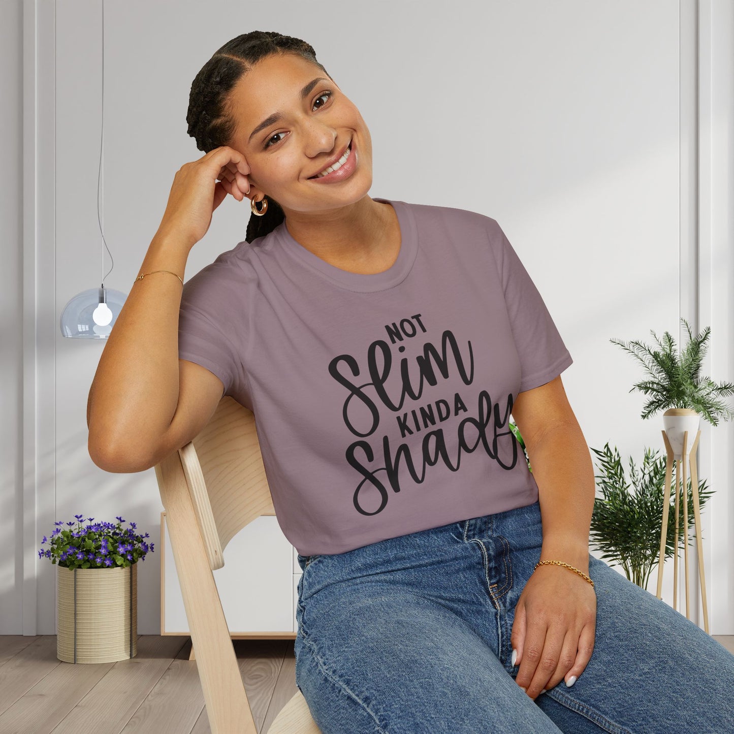 Not Slim Kinda Shady Adult T-shirt