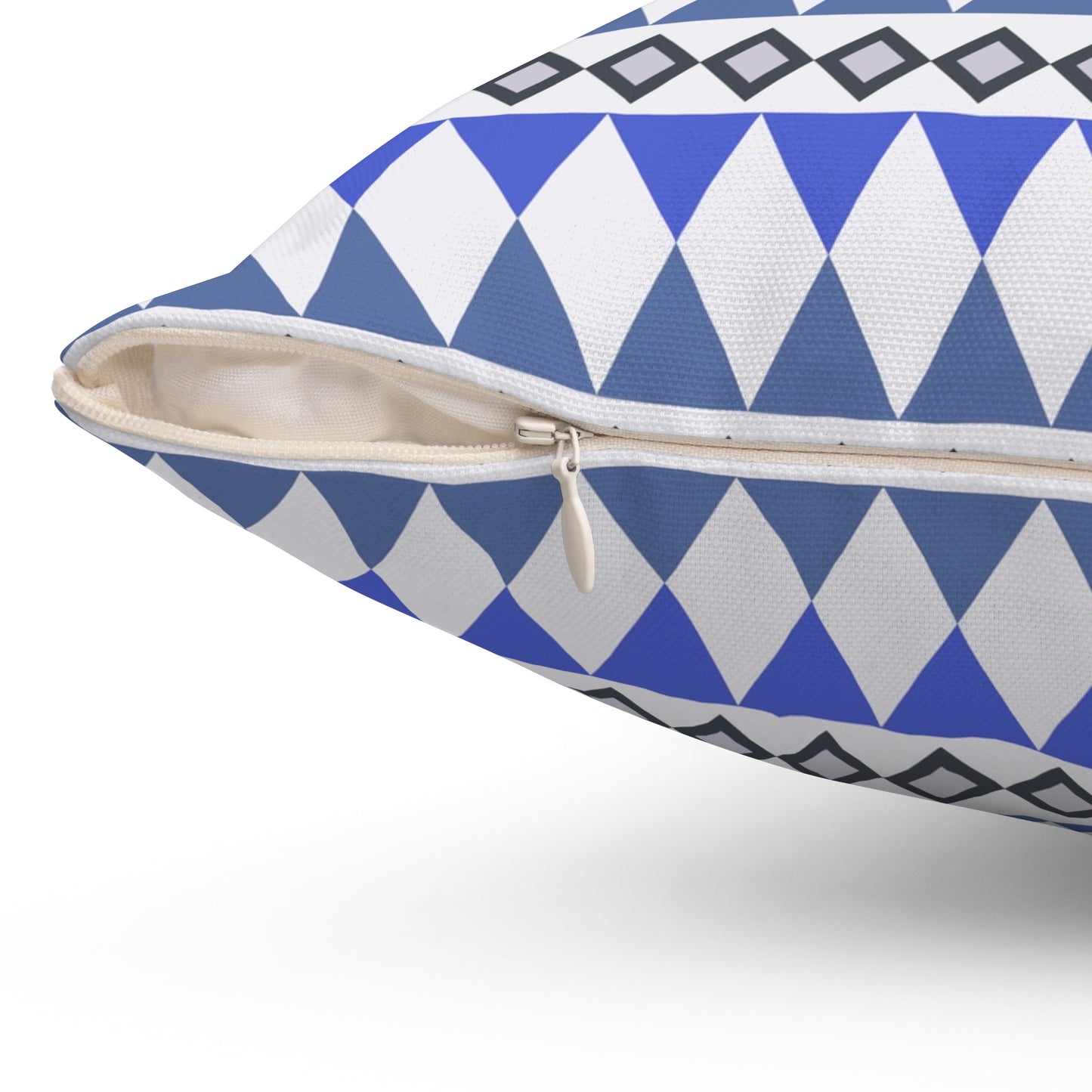 Sapphire Cairn Stripes Throw Pillow