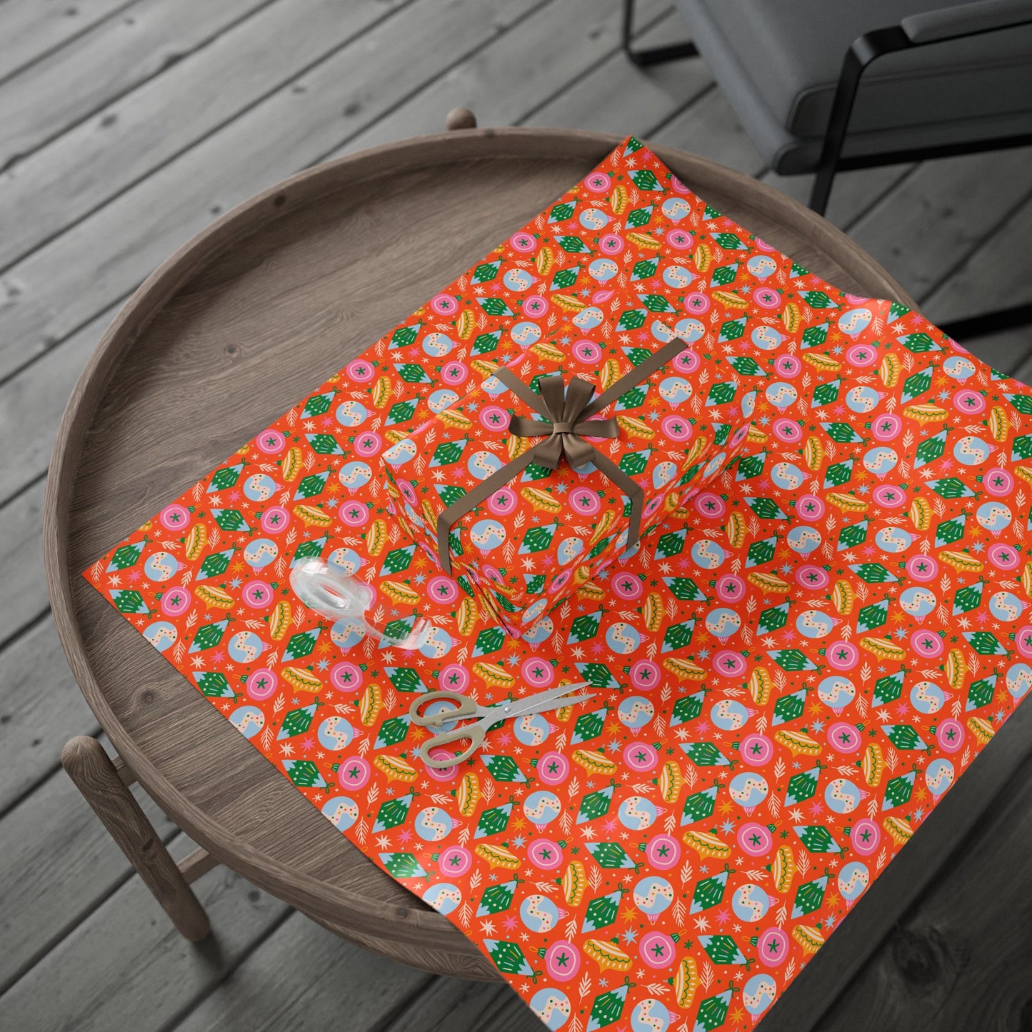 Yuletide Baubles Wrapping Paper