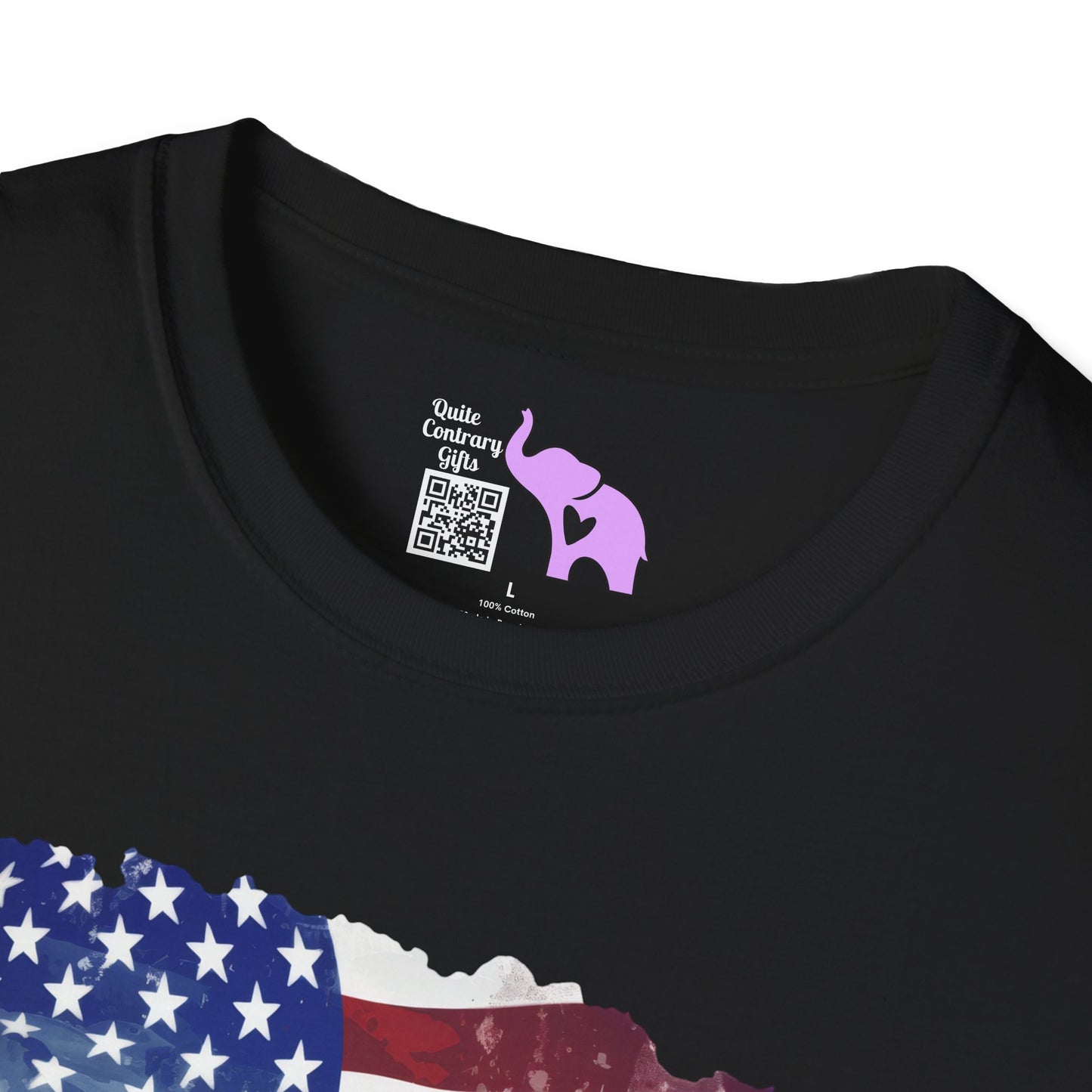 American Flag & Boots Adult T-shirt