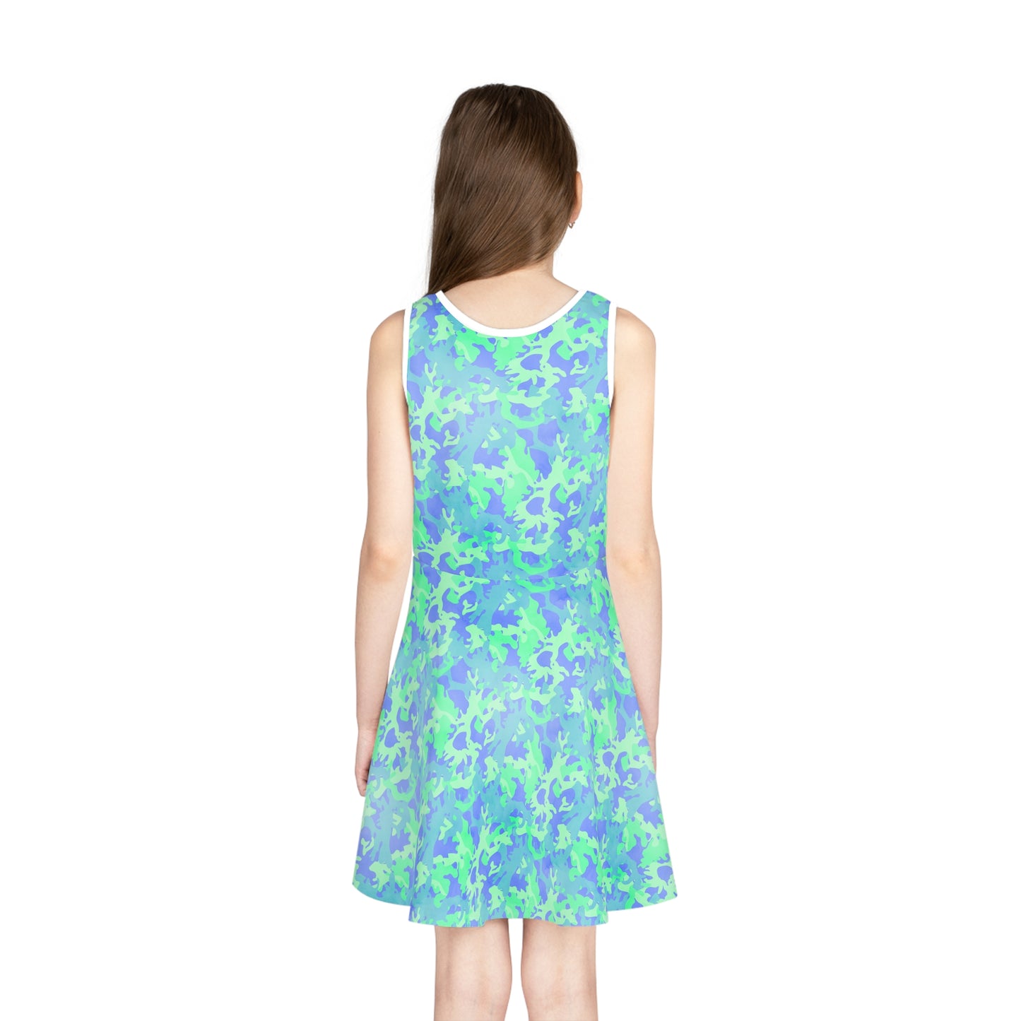 Glacier Grove Camo Girls' Sleeveless Sundress