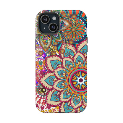 Colorful Mandala MagSafe® Compatible Tough Case for iPhone