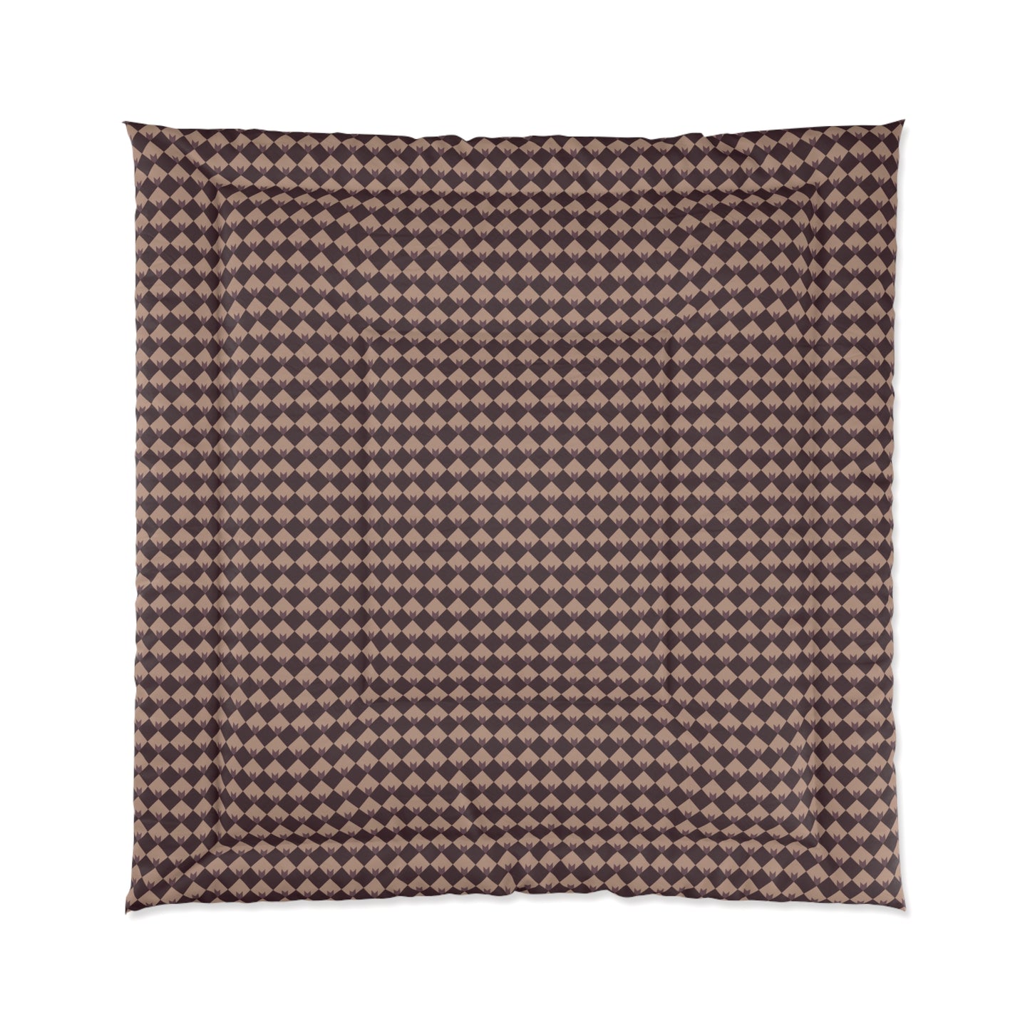Diamond Bloom-Crimson & Plum Basic Bedding Set