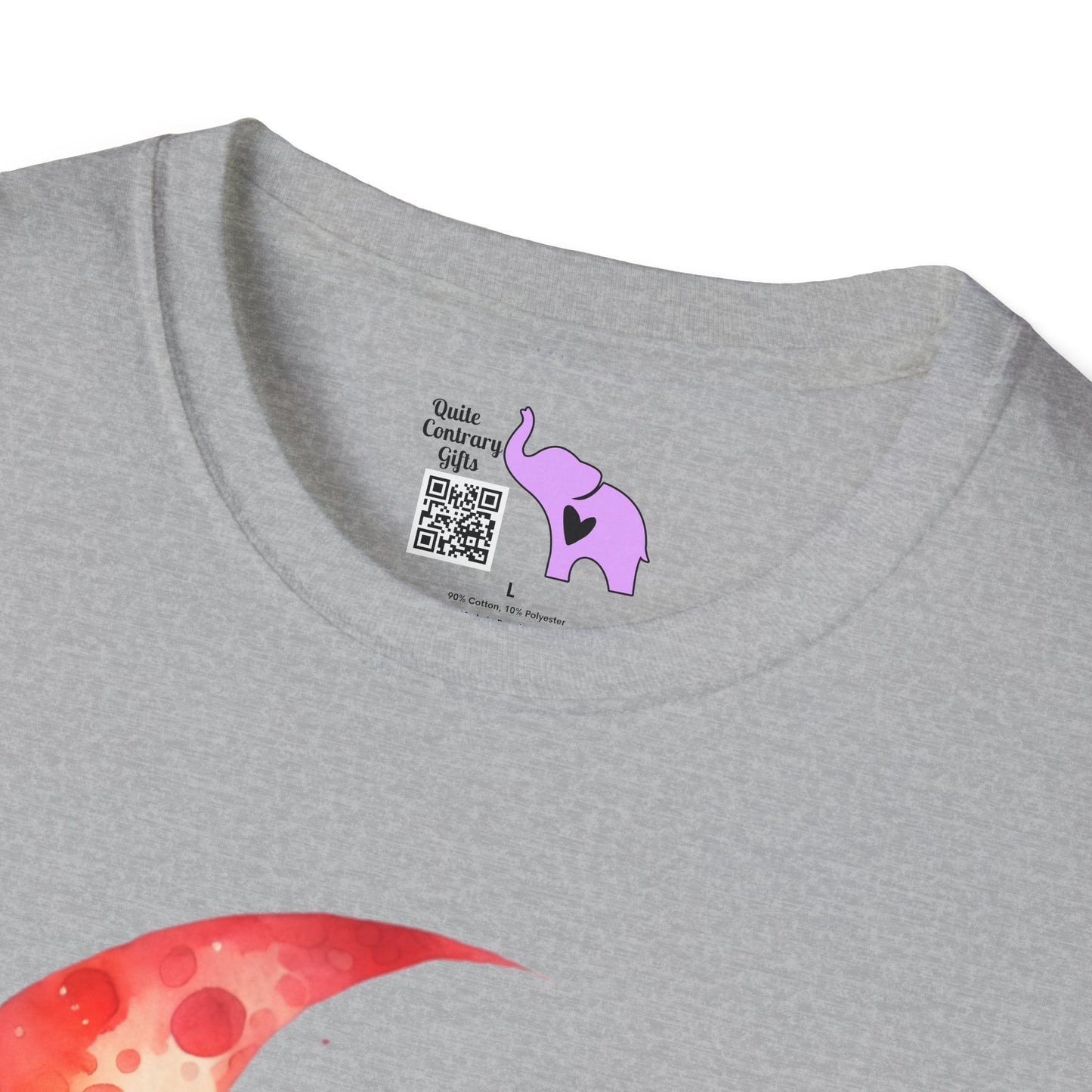 Colorfall Heart Moon Adult T-shirt