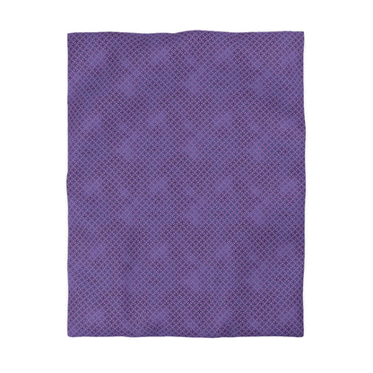 Amethyst Interlock Microfiber Duvet Cover